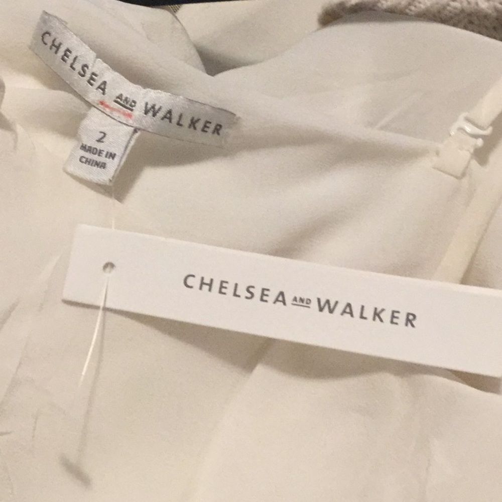 Chelsea And Walker Alina One-Shoulder Silk Top - Picture 9 of 10